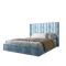 Двуспальная кровать LION Нино 160x200 см SILK 501 Небесно-голубой (LION-045048)